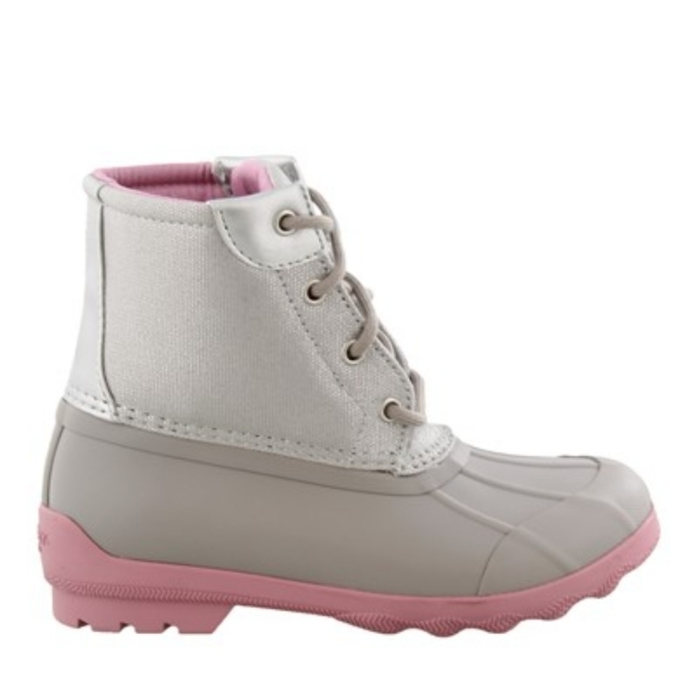 Sperry Womens Saltwater Duck Rubber Quilted Port Boots Girls shoes sz 5M